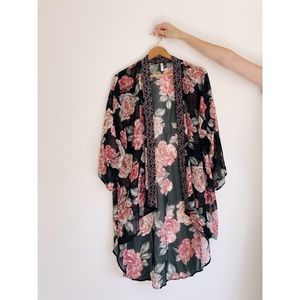 Floral kimono